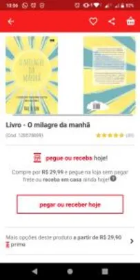 Livro - O milagre da manhã