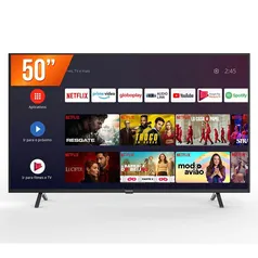 Smart TV Android 50'' LED 4K UHD Panasonic TC-50HX550B | R$2.234