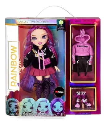 Boneca Rainbow High Série 3 Emi Vanda Fashion Doll