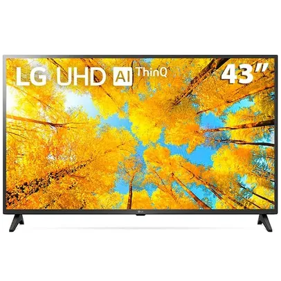 Smart TV 43" LG 4K UHD 43UQ7500 WiFi, Bluetooth, HDR, ThinQ AI, Google, Alexa