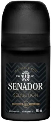 (Prime) Desodorante Roll on Senador Seduction de 60Ml., Senador | Mín 3 | R$3,27 cada