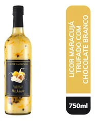 Licor Da Paixão Maracujá Trufado Com Chocolate Branco 750ml