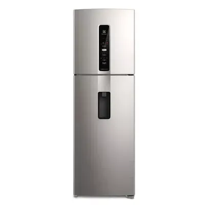 Geladeira Electrolux Frost Free 409L Efficient com AutoSense Inverter Duplex cor Inox Look (IW45S)