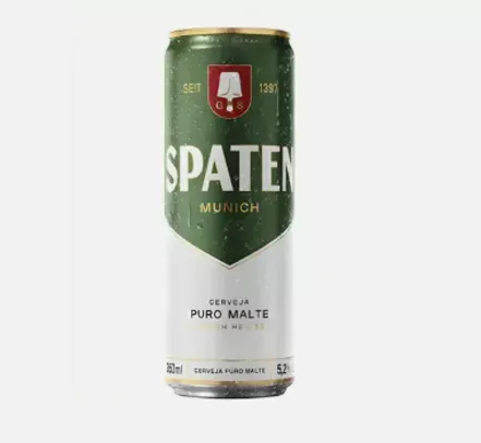 Cerveja Spaten Puro Malte Lata 350ml