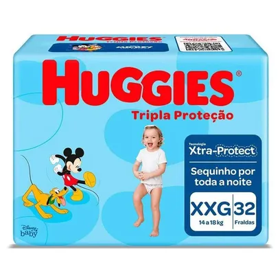 Foto do produto Fralda Huggies Tripla Proteção - XXG - 32 Unidades