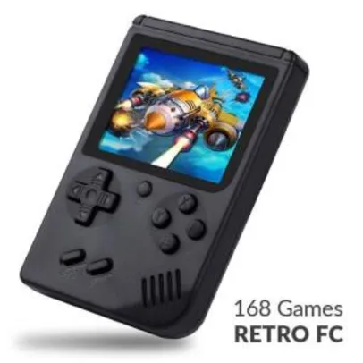 Mini Video Game Portátil 168 Jogos - R$ 40,99