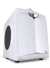 [PRIME] Gabinete Gamer Cubo Vx Gaming Cube Com Janela Em Malha Metálica Branco Com Alça, Vinik, 28828