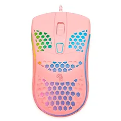 Mouse Gamer Dragon War Light 2400dpi 7 Cores 70g Ultraleve Rosa - MGDWL3 ELG