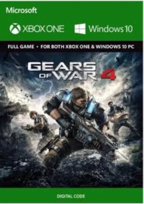 Gears of War 4 Xbox One/PC - R$13