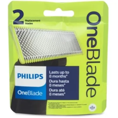 AME (R$ 83,49) Kit 2 Laminas Philips Oneblade QP220/51