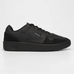 Tênis Fila Arcade Low Masculino, Preto Couro - Tamanhos 38 ao 43