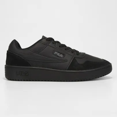 Tênis Fila Arcade Low Masculino, Preto Couro - Tamanhos 38 ao 43