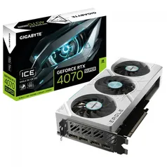 Placa de Video Gigabyte NVIDIA GeForce RTX 4070 Super Eagle OC ICE, 12GB