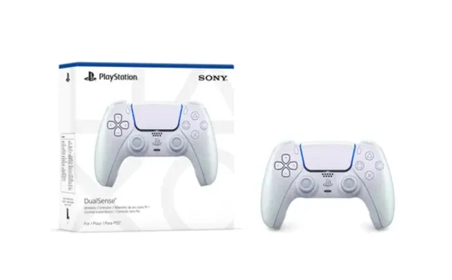 Controle PS5 sem fio DualSense-  Chroma Pearl Sony