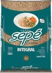 [Loja Física - Vila Velha] Arroz Sepé Gourmet Integral 5KG | R$15