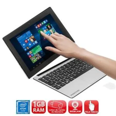 [Retirada na Loja] Notebook 2 em 1 Touch Positivo Duo ZX3040 com Intel® Atom™ Quad Core 1GB 16GB SSD Leitor de Cartões Mini - R$ 499,00