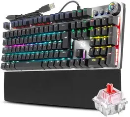 Teclado Mecânico Gamer Adamantiun Karambit Switch Red | R$ 229