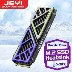 [TAXA INCLUSA] JEYI Dazzcold M.2 SSD Dissipador 2280 NVME NGFF com almofada térmica de silicone