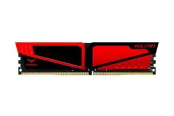 Memoria Team Group T-Force Vulcan 8GB (1x8) 2666MHz DDR4 Vermelho, TLRED48G2666HC15B01