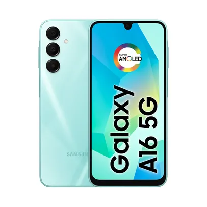 Celular Samsung Galaxy A16 5G, 128GB + 4GB RAM, Câmera de até 50MP, Tela 6.7&quot;, NFC, IP54, Bateria 5000 mAh