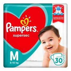 Fralda Pampers Descartável Supersec (diversos tamanhos) | R$16