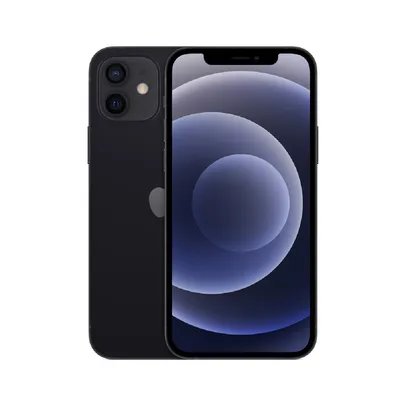 Smartphone Apple iPhone 12, 64GB, Preto, 5G, 6.1&quot; Super Retina XDR OLED, Câmera Dupla 12MP, Selfie 12MP, IOS 15