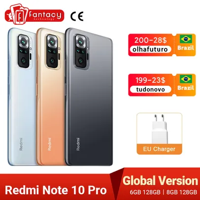 Smartphone Xiaomi Redmi Note 10 Pro 8GB 128GB