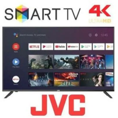 Smart Tv Led 55 Polegadas Jvc Lt-55mb508 4 Hdmi 3 Usb Wi-fi
