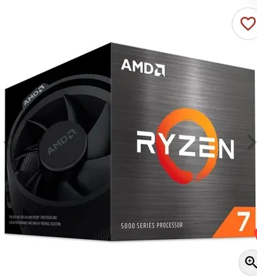 Processador AMD Ryzen 7 5700, 8-Core, 16-Threads, 3.7GHz (4.6GHz Turbo), Cache 20MB, 100-100000743BOX