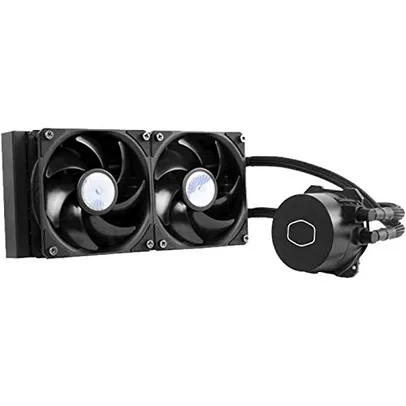 Liquid Cooler Para Processador Cooler Master MasterLiquid ML240L V2 sem iluminação nas ventoinhas, 240mm