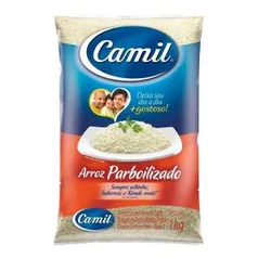 Arroz Parboilizado Tipo 1 CAMIL Pacote 5kg | R$ 14