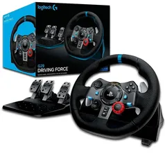 Volante de Corrida Driving Force c/ pedal Logitech G29 PS4, PS3 e PC 941-000111