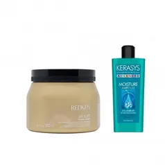 Redken - All Soft Heavy Cream Máscara de Tratamento 500ml (+ Shampoo Moisture Advanced 180ml)