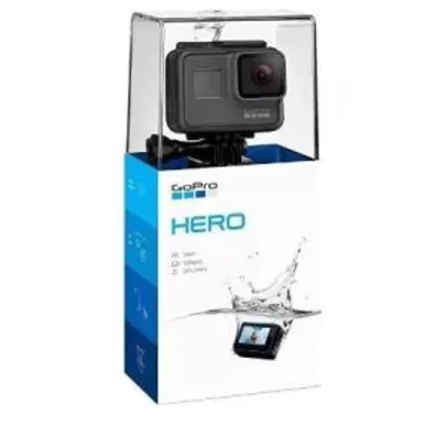 Câmera Hero 2018, GoPro, Preto