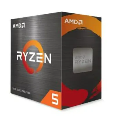 (AME R$2126) Processador AMD Ryzen 5 5600X 3.7GHz (4.6GHz Max Turbo) R$2169