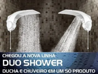 Ducha Lorenzetti Multitemperaturas Duo Shower Quadrada - R$129,90