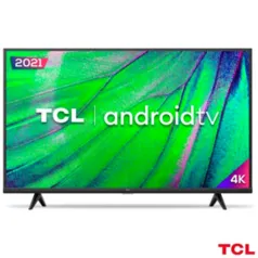 Smart TV TCL LED 4K UHD HDR 50 Android TV com Comando por controle de Voz, Google Assistant e Wi-Fi