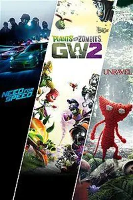 3 Jogos Xbox One - Need for Speed™ + Unravel + Plants vs. Zombies™ Garden Warfare 2