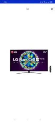 Saindo por R$ 5949,99: Smart TV LG 65" 65NANO86 Ultra HD 4K NanoCell IPS WiFi Bluetooth HDR Inteligencia Artificial ThinQAI Google Assistente Alexa IOT | Pelando