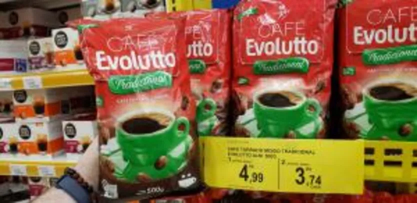 [Loja física SP] Café Evolutto 500g - R$ 3,74