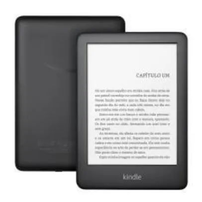 E-reader Novo Amazon Kindle 10ª Geração 4GB Iluminação Embutida - R$255