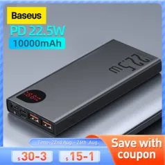 Power Bank 10000mAh 20W PD Fast Charging Baseus