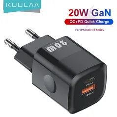 Kuulaa 20w Gan Pd Charger Support Type C Pd 