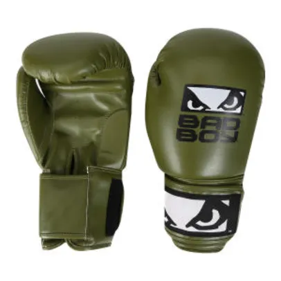 Luva de Boxe/Muay Thai Bad Boy 12 Oz - Verde Militar | R$70