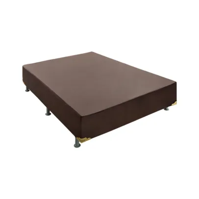 Base Cama Box Queen Size Petrus 158x198cm Ortobom Marrom