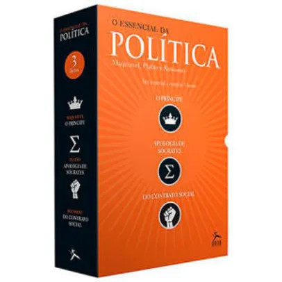 Box 3 Livros - O Essencial Da Política (3 Volumes) Exclusivo | R$19