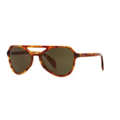 Saindo por R$ 485: Óculos de Sol Prada PR 22RS - Marrom | Pelando
