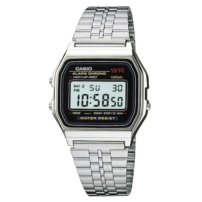 Relógio Unissex Digital Casio Vintage A159WA-N1 - Prata