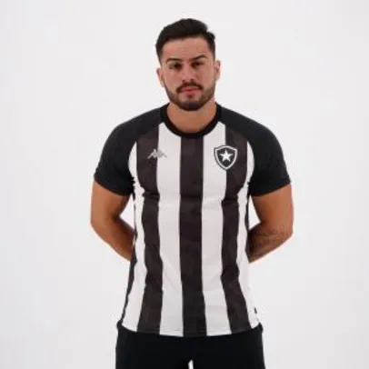 Camisa Kappa Botafogo Stripe 2019 Supporter