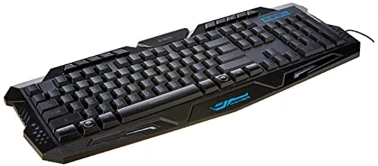 Teclado Gamer Luminoso Com Fio Led Luminoso Padrão Abnt2